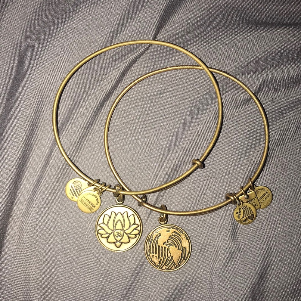Alex and Ani bangle bracelets